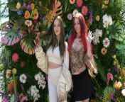 https://www.maximotv.com &#60;br/&#62;B-roll footage: Michelle Kennelly and Kate Tol attend REACH&#39;s pre-Coachella celebrity gifting lounge at the London West Hollywood in Los Angeles, California, USA, on Saturday, April 6, 2024. This video is only available for editorial use in all media and worldwide. To ensure compliance and proper licensing of this video, please contact us. ©MaximoTV&#60;br/&#62;