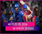 Mumbai Indians beat Delhi Capitals by 29 runs to register their first win of IPL 2024. Romario Shepherd was named Man of the Match for his performance, especially in the first innings.&#60;br/&#62;