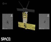 ESA&#39;s ERS-2 satellite has been captured by HEO Robotics cameras in space ahead of Earth re-entry. See an animation of the ERS-2 and the imagery here. &#60;br/&#62;&#60;br/&#62;Credit: Space.com &#124; ESA / HEO Robotics &#124; edited by Steve Spaleta&#60;br/&#62;Music: Black Bullet by Deskant / courtesy of Epidemic Sound