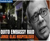 Jorge Glas, Ecuador&#39;s former vice president, has been hospitalised following a tumultuous incident involving his removal from Mexico&#39;s embassy in Quito, which sparked a diplomatic dispute. Reports indicate that Glas, who had refrained from eating for 24 hours while in prison, was subsequently transferred to the Guayaquil naval hospital after falling ill. According to the SNAI prison authorities, he is now in stable condition. Additionally, it was stated that the former official, who had been provided political asylum by Mexico and had resided in the embassy since December, following two corruption convictions by Ecuadorian courts, will continue to be under medical observation. He is expected to be returned to prison soon. &#60;br/&#62; &#60;br/&#62;#Mexico #Ecuador #MexicoEcuadorDiplomaticTies #DiplomaticRelations #VicePresident #JorgeGlas #Arrest #PoliticalTensions #InternationalLaw #Sovereignty #Embassy&#60;br/&#62;~PR.152~ED.103~