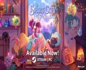 Watch the cozy launch trailer for Spirit City: Lofi Sessions to see the features of this gamified focus tool, including built-in productivity tools, a daily journal, cute creatures, the spirit dex, avatar customization, and more. Spirit City: Lofi Sessions is available now on Steam.