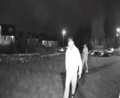 After a night out, he found himself a bit tipsy, and thankfully, his girlfriend was there to help him navigate back home.&#60;br/&#62;&#60;br/&#62;In a playful and rather hilarious mood, he decided to put on a bit of a show for the ring doorbell camera, much to his mom&#39;s amusement or dismay.&#60;br/&#62;&#60;br/&#62;With a mischievous glint in his eyes, he rolled them exaggeratedly and stuck out his tongue, embodying the spirit of a cheeky child more than an adult.&#60;br/&#62;&#60;br/&#62;Just as his girlfriend, showing both her patience and strength, prepared to usher him inside, away from his impromptu stage, he leaned in for a final act, planting a comical kiss on the camera. &#60;br/&#62;Location: Wolverhampton, United Kingdom &#60;br/&#62;WooGlobe Ref : WGA892293&#60;br/&#62;For licensing and to use this video, please email licensing@wooglobe.com