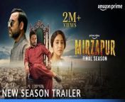 MIRZAPUR Season 3 - Trailer &#124; Pankaj Tripathi &#124;Ali Fazal &#124; Divyenndu &#124; Isha Talwar,Shweta Tripathi&#60;br/&#62;Inspired by &#92;