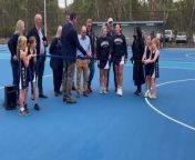 New netball courts and facilities unveiled at Mount Pleasant Football Netball Club&#39;s Toolleen home.