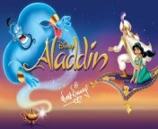 Aladdin is a 1992 American animated musical fantasy comedy film produced by Walt Disney Feature Animation and released by Walt Disney Pictures. It is based on the Arabic folktale &#92;