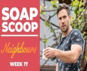 Coming up on Neighbours... Aaron finds Krista with drugs.