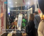 The shop in City Walk has been busy this week as last-minute shoppers and emotional wellwishers say goodbye to staff and find their final treasure
