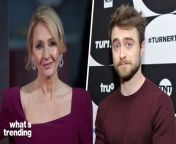 J.K. Rowling responded to a comment suggesting Daniel Radcliffe and Emma Watson would be forgiven if they offered the author a public apology for defending the trans community.