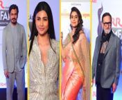 Filmfare Awards Marathi becomes a star-studded affair as Nawazuddin Siddiqui, Daisy Shah, Sonali Kulkarni, and other celebrities grace the event, radiating charm and glamour on the red carpet.