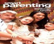 Smart Parenting April Cover stars: The Blackman Family from xxx of amy smart