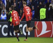 Porto v AC Milan, 2023\ 24 Youth League: Simmelhack's reaction from hardcore youth