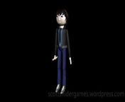 A video, of the Scott character 3D model. Scott has a pencil in his hand. It&#39;s based on a character made by friend, dogmenpower on DeviantArt. Created by Scott Snider using 3DS MAX. Uploaded 04-20-2024.