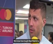Manchester City&#39;s Rodri says he &#39;saw only one team play&#39; after getting knocked out on penalties to Real Madrid.