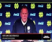 Notre Dame opens the season against Duke. Irish head coach Brian Kelly is certainly not overlooking the Blue Devils