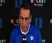 Coach Mike Krzyzewski isn&#39;t happy with college basketball leadership, saying they aren&#39;t really leading. They&#39;re just making decisions.