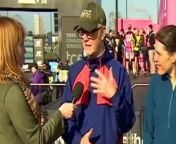London Marathon regular Chris Evans offered tips for people who want to take up running.Source: BBC