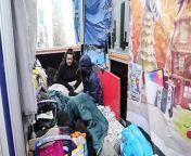 An autistic homeless woman says living in a bus shelter with her boyfriend and mum is safer than being put in temporary housing with drug addicts.&#60;br/&#62;&#60;br/&#62;The family have fitted the graffiti-covered shelter with a carpet, drawers and even an old pair of Super Mario curtains where the timetables were once displayed.&#60;br/&#62;&#60;br/&#62;But the shelter is due to be demolished&#60;br/&#62;