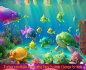 Turtles can Make Interesting Pets for Kids-Songs for Kids&#60;br/&#62;
