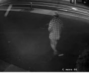 The alleged offender caused damage to a business premises in Devonport about 5am on Tuesday April 23, police said. Video Tasmania Police&#60;br/&#62;