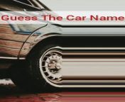 Guess The Car Name M54223 from miss mercedes morr