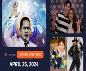 Here are today’s headlines – the latest news in the Philippines and around the world:&#60;br/&#62;- Apollo Quiboloy still in Philippines, says DOJ; Cash keeps coming as gifts for his 74th birthday&#60;br/&#62;- Hontiveros, Gatchalian urge DILG to suspend Bamban mayor&#60;br/&#62;- Only 1,500 cyclists on EDSA daily, says MMDA. Another bike count says it&#39;s more like 7,000.&#60;br/&#62;- JoshLia is back: Things to know about Joshua Garcia, Julia Barretto’s reunion movie ‘UN/HAPPY FOR YOU’&#60;br/&#62;- Beyoncé sends a gift to a 2-year-old Filipino boy. Here’s why.&#60;br/&#62;&#60;br/&#62;https://www.rappler.com/video/daily-wrap/april-25-2024/