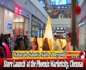 &#39;Naturals Salon&#39;s Nails N beyond &#39; Store Launch&#39; at the Phoenix Marketcity, Chennai#phoenix #natural &#60;br/&#62;#tamil #beauty #hairstyle #hair #haircut #haircare #hairstyles #hair &#60;br/&#62;chennai phoenix mall food, chennai phoenix mall tamil, chennai phoenix mall velachery&#60;br/&#62;Naturals, India’s leading Hair &amp; Beauty Salon chain, proudly introduces its inaugural Skin Aesthetics brand - Star Secrets, located at Phoenix Marketcity Mall.&#60;br/&#62;&#60;br/&#62;Chennai 30th April 2024: Star Secrets, an esteemed skin aesthetics brand from Naturals, now shares space with Nails n Beyond, situated within the vibrant Phoenix Marketcity in Chennai. The launch unfolded in the esteemed presence of Indian actor Nikki Galrani, who inaugurated the store, accompanied by co-actors Athulya Ravi, Sunil Reddy, Vaibhav Reddy, Redin Kingsley, Rapper &amp; Song Writer Iykki Berry, and influencer Namitha Marimuthu at a grand ceremony held on Wednesday.&#60;br/&#62;&#60;br/&#62;Occupying the Lower Ground Floor of Phoenix Marketcity Chennai, the Star Secrets and Nails n Beyond salon sprawls over 1400 square feet, showcasing the distinctive and contemporary offerings of both brands. Whether it&#39;s modern, meticulously researched skincare regimens or the latest trends in nail art, customers are assured of premier choices. With its elegantly designed ambience and carefully curated treatments and services, the salon guarantees an unparalleled experience for those seeking the epitome of skincare or nail care.&#60;br/&#62;&#60;br/&#62;Addressing the Chennai launch, Mr. CK Kumaravel, Co-Founder, remarked, &#92;