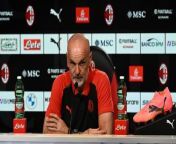 AC Milan v Genoa, Serie A 2023\ 24: the pre-match press conference from annika oviedo ac