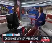 Nancy Pelosi Clashes with MSNBC&#39;s Katy Tur Over Trump&#39;s Economic Record