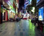 Vietnam Nightlife - Walking tour to explore the streets of Saigon - HCMC from av4 us ho