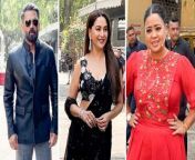 Bold &amp; beautiful Madhuri Dixit, Anna Suniel Shetty &amp; laughter queen Bharti Singh get ready for the shoot of upcoming episode of Dance Deewane 4.