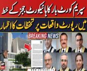 SC Bar reservations on incidents reported in IHC 6 Judges letter