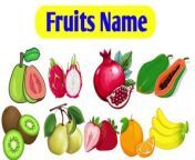 fruits name and their colour &#124; learn about fruits name &#124; fruits vocabulary in english &#124; फलों के नाम&#60;br/&#62;#fruitsname #fruits_vocabulary #learn_about_the_fruits