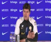 Chelsea boss Mauricio Pochettino on the latest injury setback suffered by Romeo Lavia who&#39;s out for the rest of the season&#60;br/&#62;Cobham, London, UK