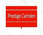 A posh home development called Prestige Camden Gardens is located in the calm neighborhood of Banshankari, South Bangalore. This beautifully designed community, spanning over ten acres of lush terrain, provides an unmatched quality of life. Prestige Camden Gardens offers a wide range of unit types, from 660 square feet to 2100 square feet, in order to accommodate the various lifestyle requirements of its tenants. Unit categories include 1, 2, 3, and 4 BHK apartments. Each of the complex&#39;s 800 well-thought-out apartments radiates elegance, practicality, and modernity. Conveniently situated in the center of Banshankari, Prestige Camden Gardens offers a peaceful escape from the busy daily life, surrounded by lush greenery and landscaped gardens. A multitude of top-notch amenities, such as dynamic communal areas, fitness centers, and recreational areas, are available to residents, promoting a feeling of well-being and belonging.&#60;br/&#62;https://www.prestigescamden.info/&#60;br/&#62;