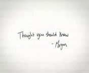 Morgan Wallen - Thought You Should Know (Lyric Video) &#60;br/&#62;