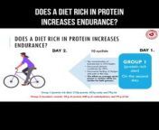 Does a diet rich in protein increases endurance? #protein #diet #sportsnutrition