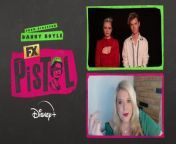 Maisie Williams told her Pistol co-star Thomas Brodie-Sangster (and us) about her&#60;br/&#62;awkward meeting with U2&#39;s Bono!&#60;br/&#62; &#60;br/&#62;The pair star in Danny Boyle&#39;s new Sex Pistols biopic, &#39;Pistol&#39; on Disney+ Report by Mccallumj. Like us on Facebook at http://www.facebook.com/itn and follow us on Twitter at http://twitter.com/itn