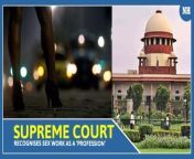 In a significant order recognising sex work as a “Profession”&#60;br/&#62;whose practitioners are allowed dignity and proportional insurance under the law, The #SupremeCourt has directed that police should neither deter nor take criminal action against adult and consenting #SexWorkers. A three-judge Bench led by Justice #LNageswaraRao directed an order which was passed after invoking special powers under #Article142 of the Constitution.&#60;br/&#62;#Prostitution #LegalProfession