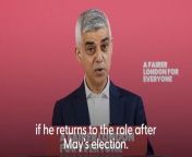 London mayor rules out expansion of Ulez if he stays in role after electio