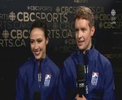 2024 Madison Chock & Evan Bates Worlds Post-FD Interview (1080p) - Canadian Television Coverage from television pussy slip