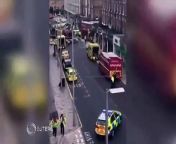 A double-decker bus crashed into a building in south London on Thursday (August 10), British police said, injuring a number of people and trapping two passengers inside.