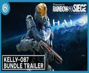 Rainbow Six Siege: Kelly-087 Halo Crossover Trailer&#60;br/&#62;&#60;br/&#62;#Ubisoft #R6Siege&#60;br/&#62;Reach full speed with this bundle featuring Frost as Halo&#39;s Spartan super-soldier, Kelly-087. Includes the GEN3 Hermes headgear, Mjolnir armor uniform and portrait, First Class background, Oathsworn weapon skin for the ITA 12S and Blue Team Rabbit charm.