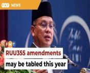 The amendments were approved by the AGC in October 2022 but could not be tabled then as Parliament was dissolved soon after.&#60;br/&#62;&#60;br/&#62;&#60;br/&#62;Read More: https://www.freemalaysiatoday.com/category/nation/2024/02/18/ruu355-amendments-may-be-tabled-in-parliament-this-year-says-minister/ &#60;br/&#62;&#60;br/&#62;Laporan Lanjut: https://www.freemalaysiatoday.com/category/bahasa/tempatan/2024/02/18/bentang-pindaan-ruu355-di-parlimen-tahun-ini-kata-menteri/&#60;br/&#62;&#60;br/&#62;Free Malaysia Today is an independent, bi-lingual news portal with a focus on Malaysian current affairs.&#60;br/&#62;&#60;br/&#62;Subscribe to our channel - http://bit.ly/2Qo08ry&#60;br/&#62;------------------------------------------------------------------------------------------------------------------------------------------------------&#60;br/&#62;Check us out at https://www.freemalaysiatoday.com&#60;br/&#62;Follow FMT on Facebook: http://bit.ly/2Rn6xEV&#60;br/&#62;Follow FMT on Dailymotion: https://bit.ly/2WGITHM&#60;br/&#62;Follow FMT on Twitter: http://bit.ly/2OCwH8a &#60;br/&#62;Follow FMT on Instagram: https://bit.ly/2OKJbc6&#60;br/&#62;Follow FMT on TikTok : https://bit.ly/3cpbWKK&#60;br/&#62;Follow FMT Telegram - https://bit.ly/2VUfOrv&#60;br/&#62;Follow FMT LinkedIn - https://bit.ly/3B1e8lN&#60;br/&#62;Follow FMT Lifestyle on Instagram: https://bit.ly/39dBDbe&#60;br/&#62;------------------------------------------------------------------------------------------------------------------------------------------------------&#60;br/&#62;Download FMT News App:&#60;br/&#62;Google Play – http://bit.ly/2YSuV46&#60;br/&#62;App Store – https://apple.co/2HNH7gZ&#60;br/&#62;Huawei AppGallery - https://bit.ly/2D2OpNP&#60;br/&#62;&#60;br/&#62;#FMTNews #NaimMokhtar #RUU355 #SyariahCourts