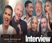 Director Christopher McQuarrie and the cast of “Mission: Impossible - Dead Reckoning Part One,” including Hayley Atwell, Simon Pegg, Pom Klementieff, Vanessa Kirby, Shea Whigham and Greg Tarzan Davis, sat down to discuss the making of the franchise&#39;s seventh installment. They tackle the debate on the use of A.I. in the moviemaking business, the incredible feats met while shooting a car chase with Hayley Atwell and Tom Cruise handcuffed to one another, and more.