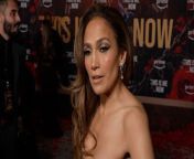 Jennifer Lopez describes how she felt about her new music album “This Is Me: Now” at the world premiere in her interview. Check it out.