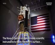 A Houston company made history by successfully landing the first commercial US spacecraft on the moon, more than 50 years after the US made its last crewed landing. The aerospace company, Intuitive Machines, worked with NASA to launch the Nova-C lunar lander in their &#92;
