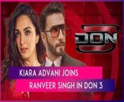 Kiara Advani has been roped in to play the female lead opposite Ranveer Singh in &#39;Don 3&#39;. Farhan Akhtar took to his social media handles to introduce Kiara as the leading lady of &#39;Don 3&#39;. Directed by Farhan Akhtar, the forthcoming film promises to deliver yet another adrenaline-fueled installment, laying the groundwork for an extraordinary cinematic journey. The movie is scheduled to be released in 2025.&#60;br/&#62;