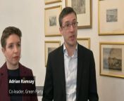 The co-leaders of the Green Party say that there is a need to “take action” to combat the housing crisis in the UK. Adrian Ramsey says his party will call for local councils across the country and the government to sign up to a “Right Homes, Right Place, Right Price Charter” to improve access to quality housing and ensure green spaces are protected. Report by Covellm. Like us on Facebook at http://www.facebook.com/itn and follow us on Twitter at http://twitter.com/itn