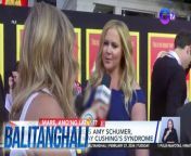 Ni-reveal ni American actress-comedian Amy Schumer na siya ay may Cushing&#39;s Syndrome.&#60;br/&#62;&#60;br/&#62;&#60;br/&#62;Balitanghali is the daily noontime newscast of GTV anchored by Raffy Tima and Connie Sison. It airs Mondays to Fridays at 10:30 AM (PHL Time). For more videos from Balitanghali, visit http://www.gmanews.tv/balitanghali.&#60;br/&#62;&#60;br/&#62;#GMAIntegratedNews #KapusoStream&#60;br/&#62;&#60;br/&#62;Breaking news and stories from the Philippines and abroad:&#60;br/&#62;GMA Integrated News Portal: http://www.gmanews.tv&#60;br/&#62;Facebook: http://www.facebook.com/gmanews&#60;br/&#62;TikTok: https://www.tiktok.com/@gmanews&#60;br/&#62;Twitter: http://www.twitter.com/gmanews&#60;br/&#62;Instagram: http://www.instagram.com/gmanews&#60;br/&#62;&#60;br/&#62;GMA Network Kapuso programs on GMA Pinoy TV: https://gmapinoytv.com/subscribe