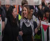 Charlotte Church joins pro-Palestine march in central LondonPA
